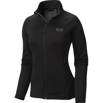 Chaquetas Mountain Hardwear Desna Grid Mujer - Negras - Chile ACU731426